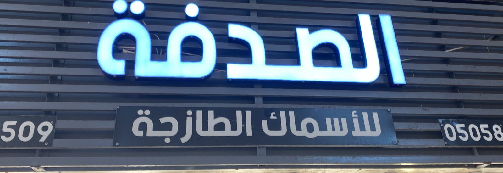 الصدفة للأسماك الطازجة