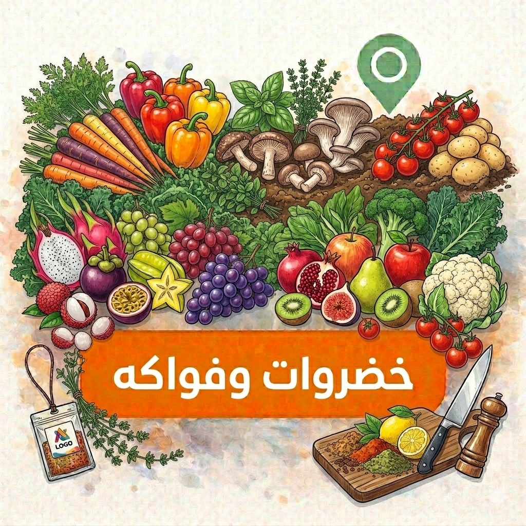 خضروات وفواكه